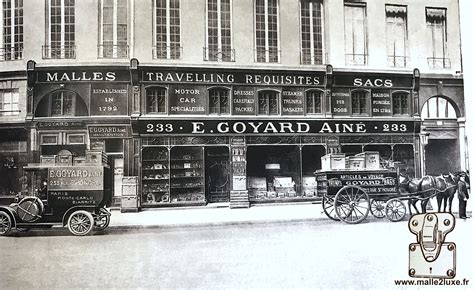 goyard trunk history